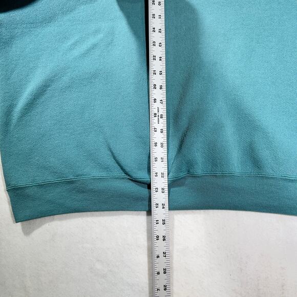 Hanes Heavyweight Sweatshirt Unisex XL Memory Walk Logo On Front Green Fleece - Picture 7 of 9